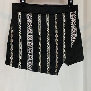 Skort with tribal design.
